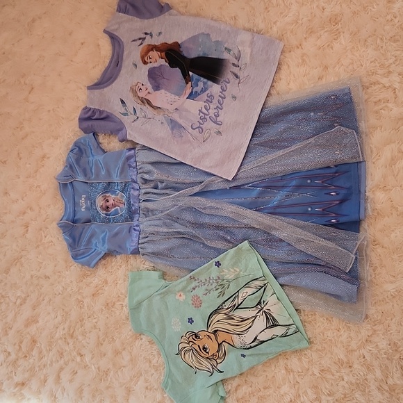 New Disney Frozen Pajamas - Picture 1 of 4